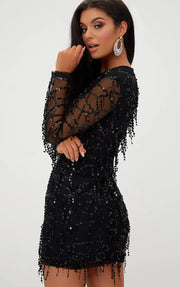 Women's Spring/Summer Sequined Bodycon Dress