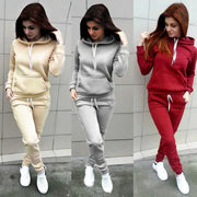 Hooded Sweatshirt Set with Matching Pants